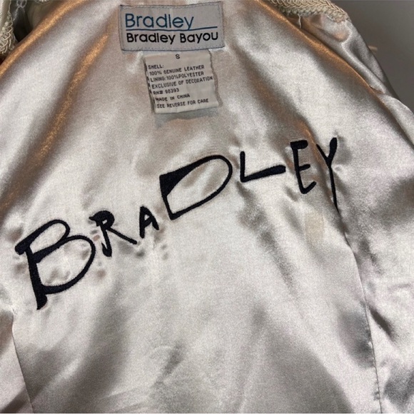 EUC Bradley Bayou Embellished Leather Jacket - Picture 9 of 9